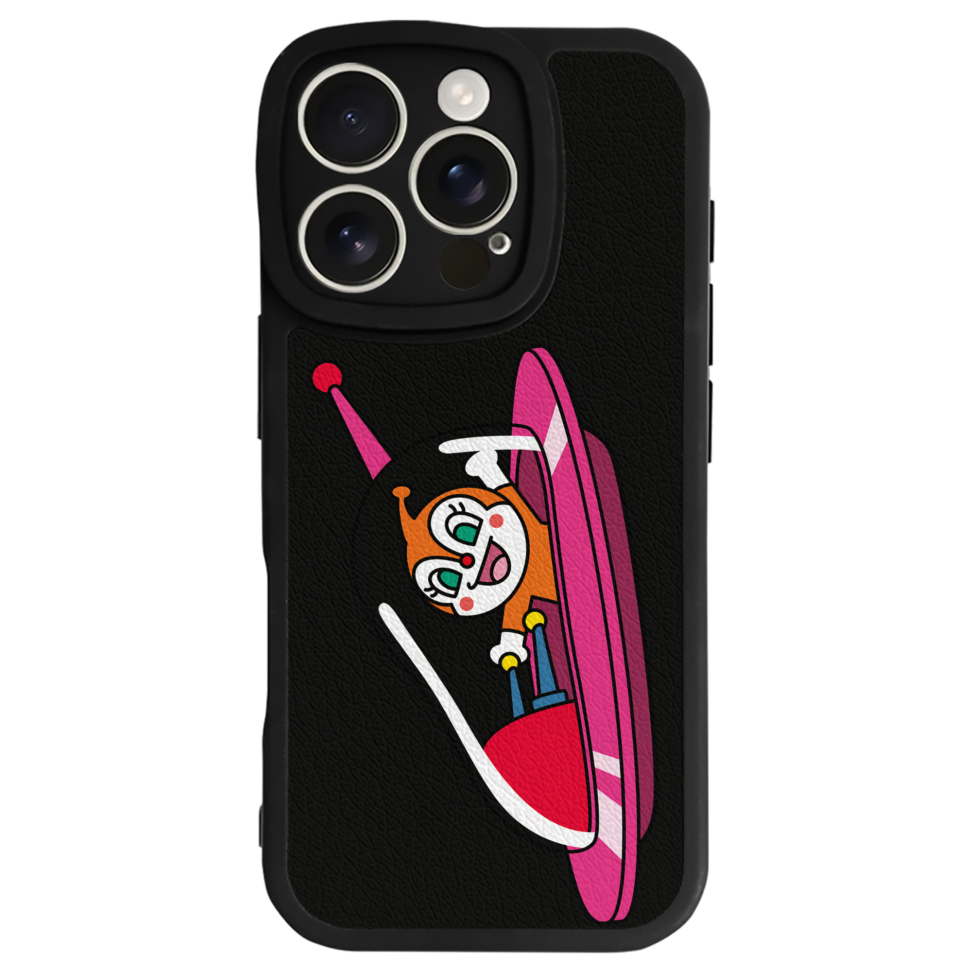 （画像用） アンパンマン Anpanman 【iPhone 16シリーズ対応】シリコンスマホケース（レザー調） 材質：シリコン